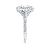 14 Karat White Gold Marquise Diamond Engagement Ring- Special Order Only